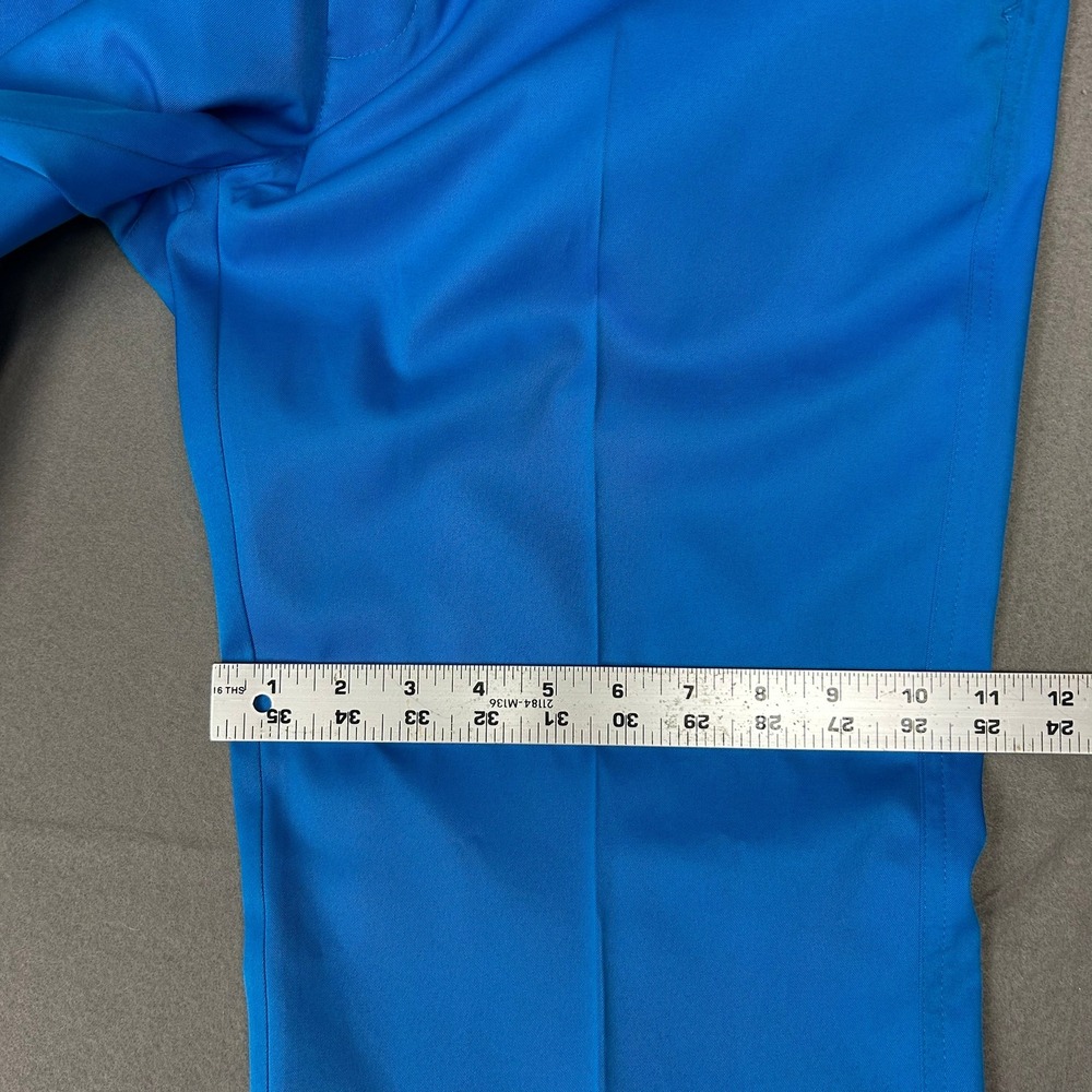 Nike Golf Dri-FIT Flat Front Trousers Men 34x32 Blue 472532-406 - Picture 7 of 13